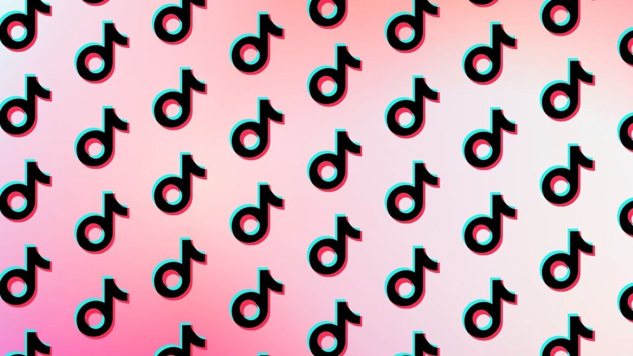 Illustratie van het TikTok-logo.