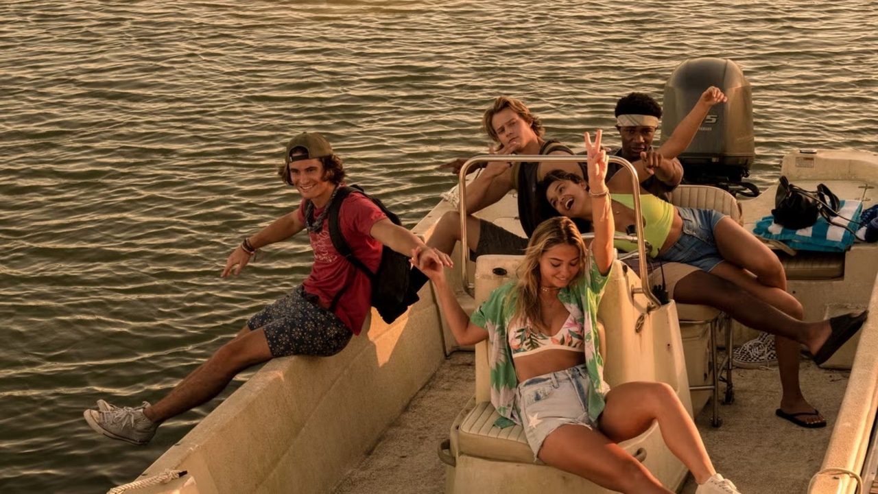 De cast van Outer Banks.