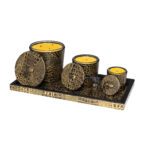 Cartello Home- Croco Goud Leer &ndash; Flamma