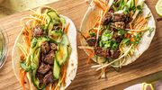 Illustratie voor: It’s a wrap: Koreaanse biefstukwraps met frisse groenten