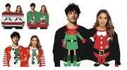 Illustratie voor: Deze dubbele kersttrui ziet er hilarisch uit (en een musthave item voor de kerst)