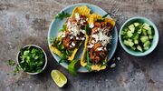 Illustratie voor: Spice up je vegetarische gerecht met deze taco tubs met kikkererwten
