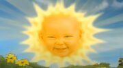 De zon van de Teletubbies