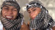 Bilal Wahib en verloofde Sophie Keizer.