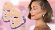 Led-lightmasker van Action en Hailey Bieber