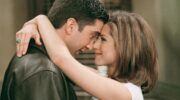 Ross en Rachel in Friends.