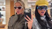 Selfie van twee meiden.