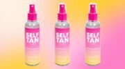 Self-tan water Action.