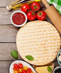 Illustratie voor: Om je vingers bij af te likken: zo maak jij jouw eigen pizzaburger