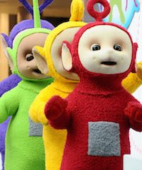 Illustratie voor: Who new: dit zijn de acteurs in de pakken van de Teletubbies
