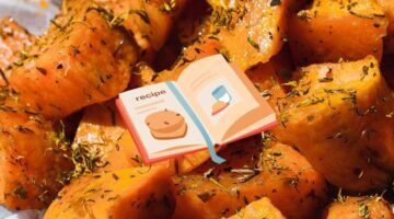 Zoete aardappelen.