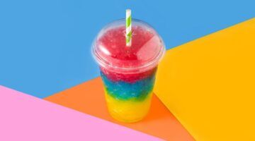 Een gekleurde Slush.