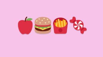 Emoji's van eten.