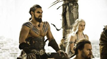 Jason Momoa als Khal Drogo in Game of Thrones.