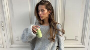 Zaar Goedemans poseert met matcha.