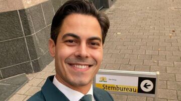 Selfie van D66-leider Rob Jetten.