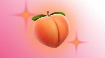 De perzik emoji.