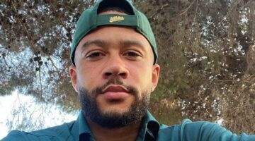 Selfie van Memphis Depay.