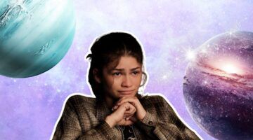 Rue uit Euphoria kijkt verdrietig.