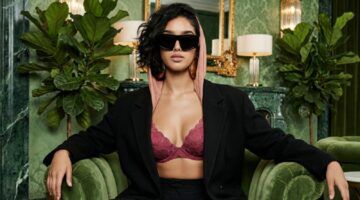 Vrouw met een beugelbh aan.