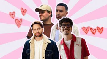 Collage van de bandleden van MainStreet.