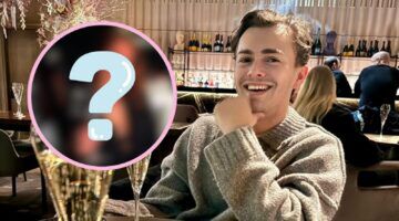 Foto van zanger Flemming. Naast hem een afbeelding van zijn ex, die vervaagt is.