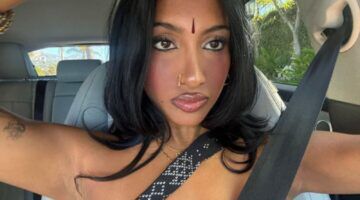 Selfie van zangeres Lara Raj.