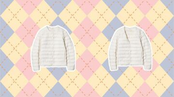 De jas van de Uniqlo.