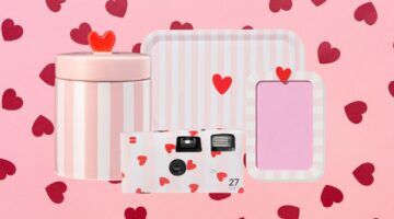 Producten uit de Valentijnscollectie van HEMA.