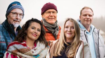 Robin, Claudia, Hans, Monique en Andre uit Winter Vol Liefde.