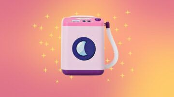 Wasmachine voor beautysponzen.