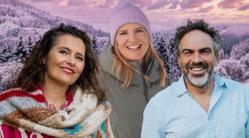 Claudia, Hanneke en Klaas uit Winter Vol Liefde.