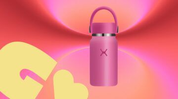 Illustratie van een waterfles.