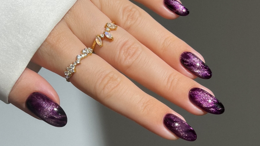 Halloween nagels.