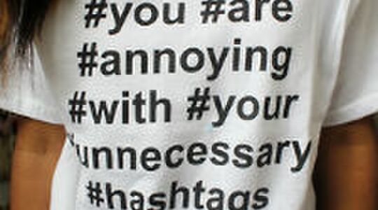Illustratie voor: 10 irritante hashtags