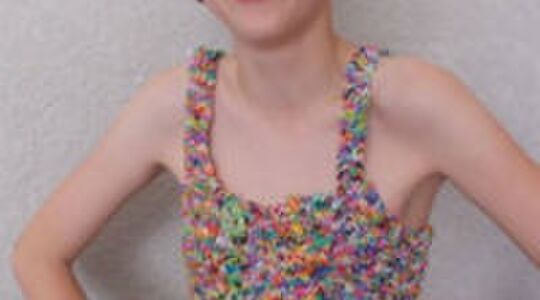 Illustratie voor: Jurk van loom-bands verkocht voor €215.000