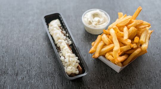 Illustratie voor: Na de chocoladefontein is er nu ook een curryketchupfontein
