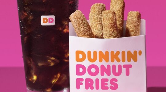 Illustratie voor: YUM: Dunkin’ Donuts verkoopt nu donut frietjes