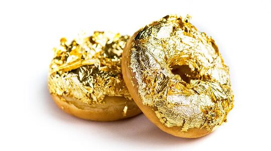 Illustratie voor: OMG: Dunkin’ Donuts verkoopt nu gouden donuts
