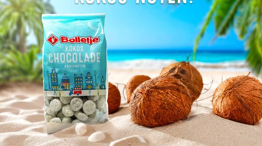 Illustratie voor: Bolletje introduceert kokosnoten: kruidnoten voor de warme dagen