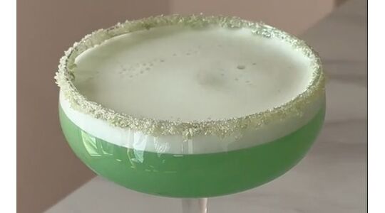 melon sour cocktail