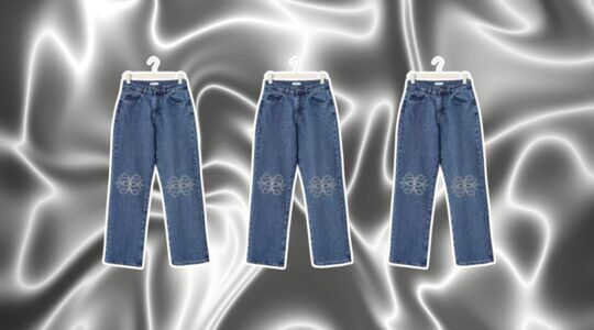 De jeans van Gina Tricot.
