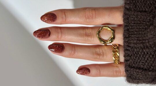 Cinnamon-Sugar nagels