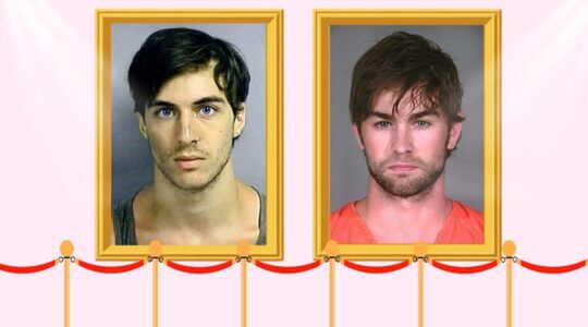 Collage van twee nep overvallers die zogenaamd betrokken zouden zijn bij de Louvre-roof.