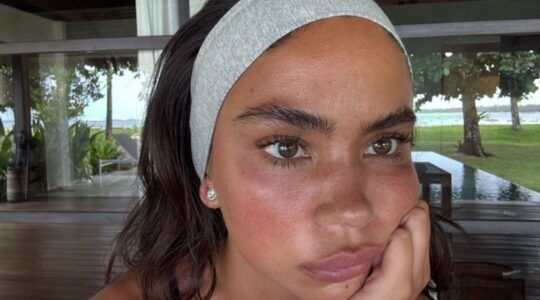 Selfie van Christina Nadin op Instagram.