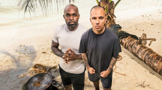 Churandy en Nordin in Expeditie Robinson.