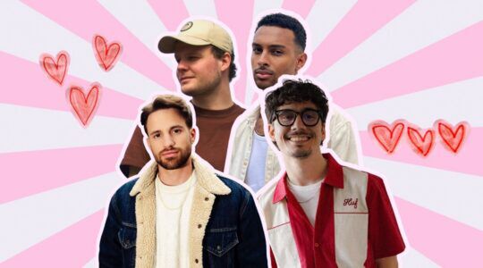 Collage van de bandleden van MainStreet.