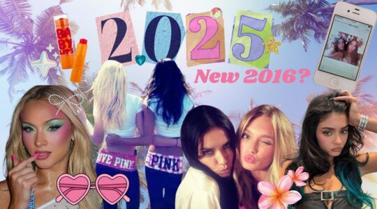 Collage van items uit 2025 en 2016.