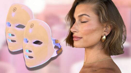 Led-lightmasker van Action en Hailey Bieber