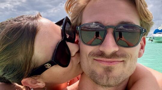 Camiel Kesbeke en zijn vriendin Donna.